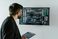 person looking at a dashboard
