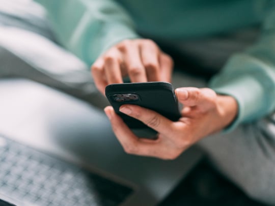 digital identity shown on a mobile device