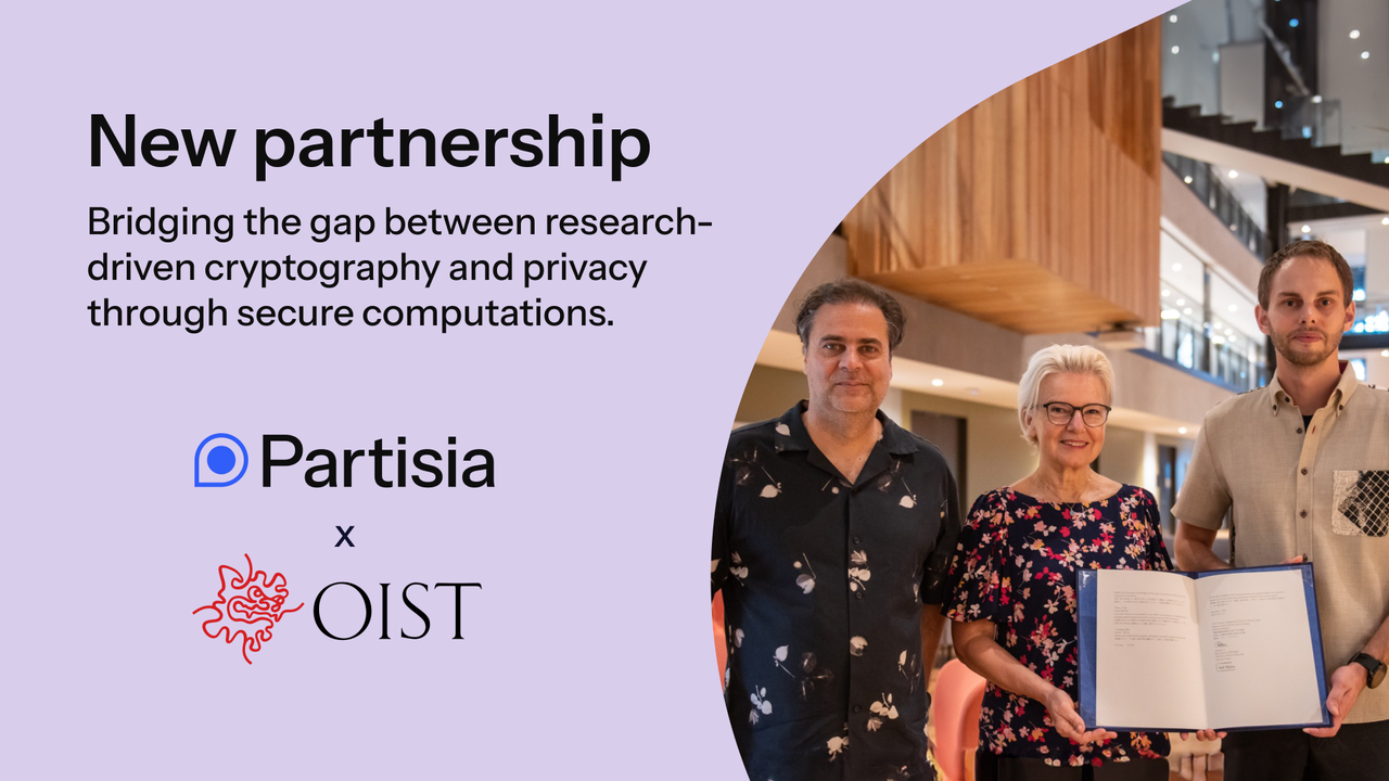 Okinawa Institute of Science and Technology (OIST) and Partisia Partnership