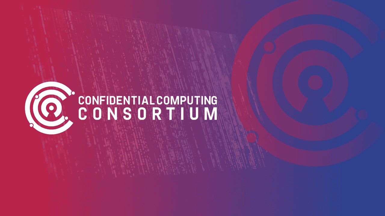 The Confidential Computing Consortium text and an icon from it